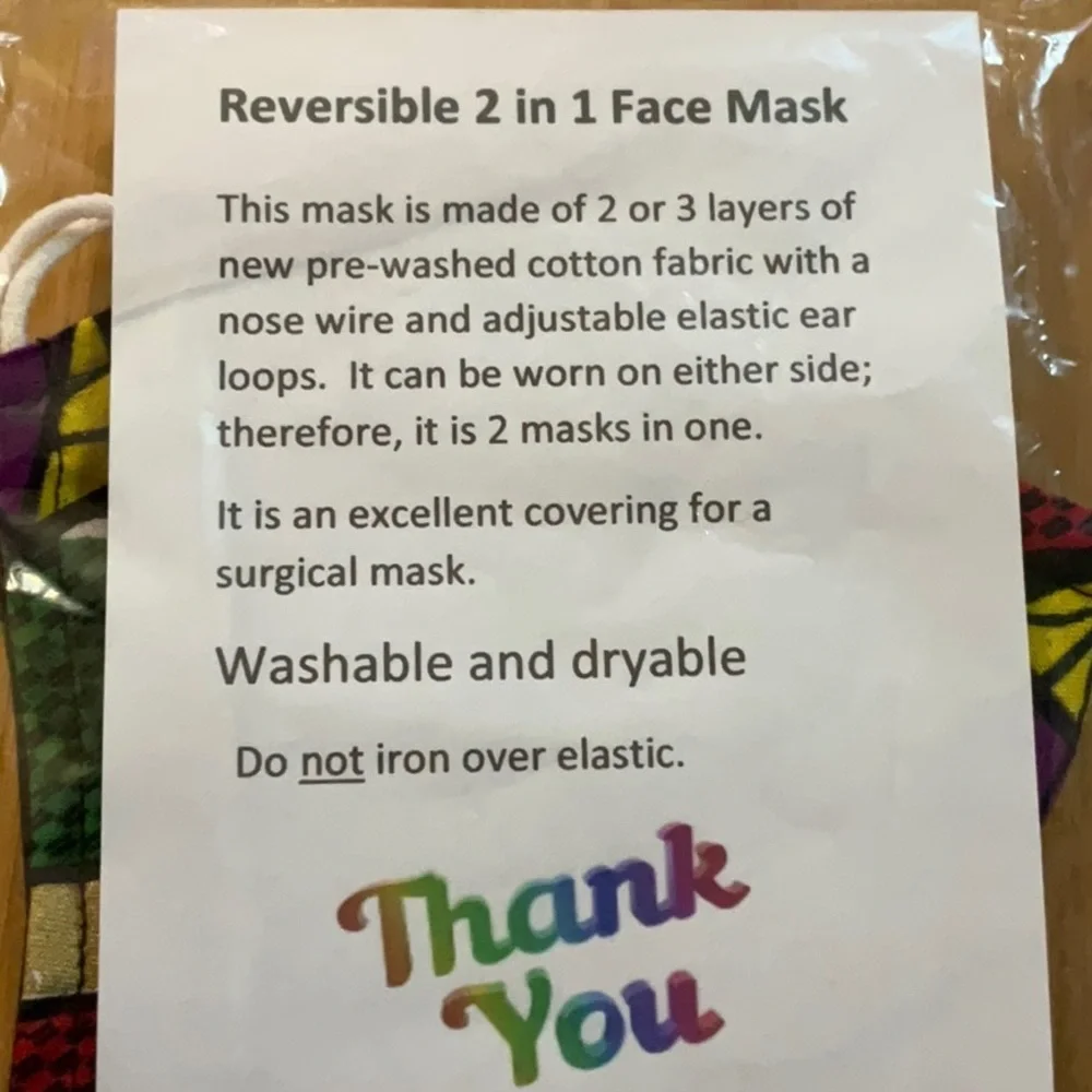 Hand Crafted Ankara African Print Face Mask and Button Earrings Purple Red Gold